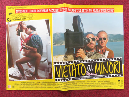 VIETATO AI MINORI - F ITALIAN FOTOBUSTA POSTER ALESSANDRO HABER VALENTINI 1992