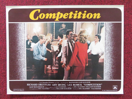 THE COMPETITION - C ITALIAN FOTOBUSTA POSTER RICHARD DREYFUSS AMY IRVING 1980