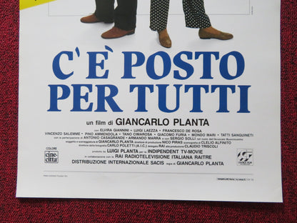 C' E' POSTO PER TUTTI ITALIAN LOCANDINA POSTER LUIGI LAEZZA ELVIRA GIANNINI 1990