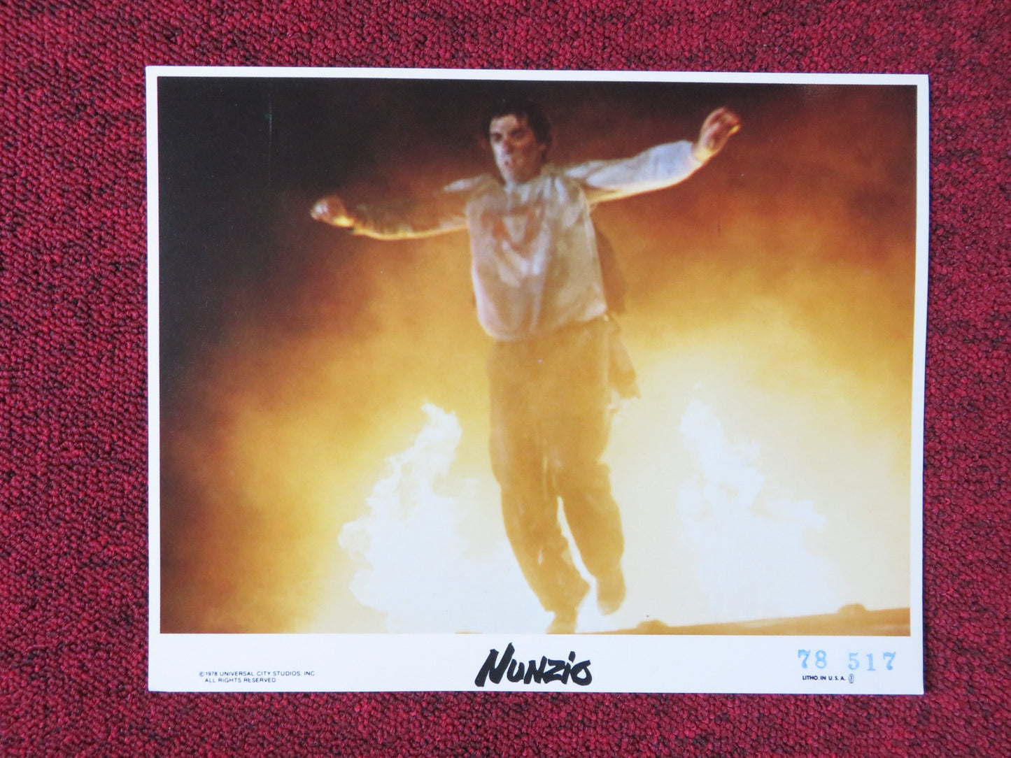 NUNZIO LOBBY CARD DAVID PROVAL JAMES ANDRONICA 1978