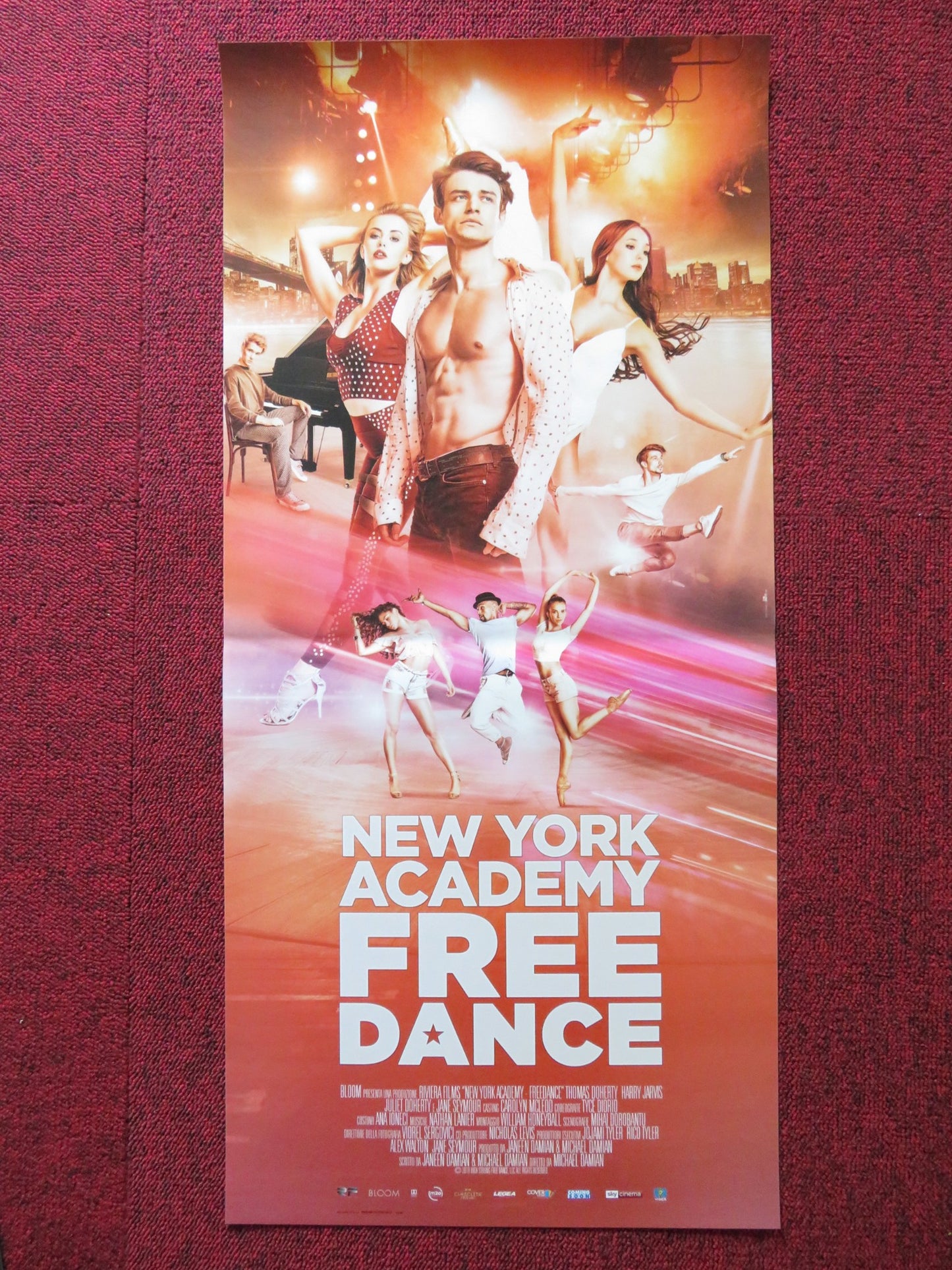 NEW YORK ACADEMY FREE DANCE ITALIAN LOCANDINA POSTER JANE SEYMOUR DOHERTY 2016