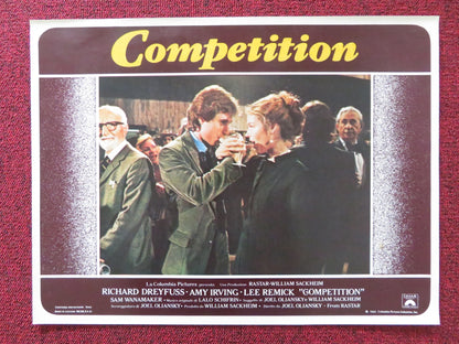 THE COMPETITION - H ITALIAN FOTOBUSTA POSTER RICHARD DREYFUSS AMY IRVING 1980