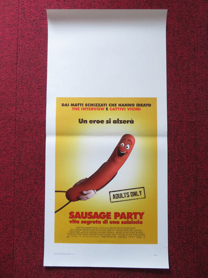 SAUSAGE PARTY ITALIAN LOCANDINA POSTER ALISTAIR ABELL IRIS APATOW 2016