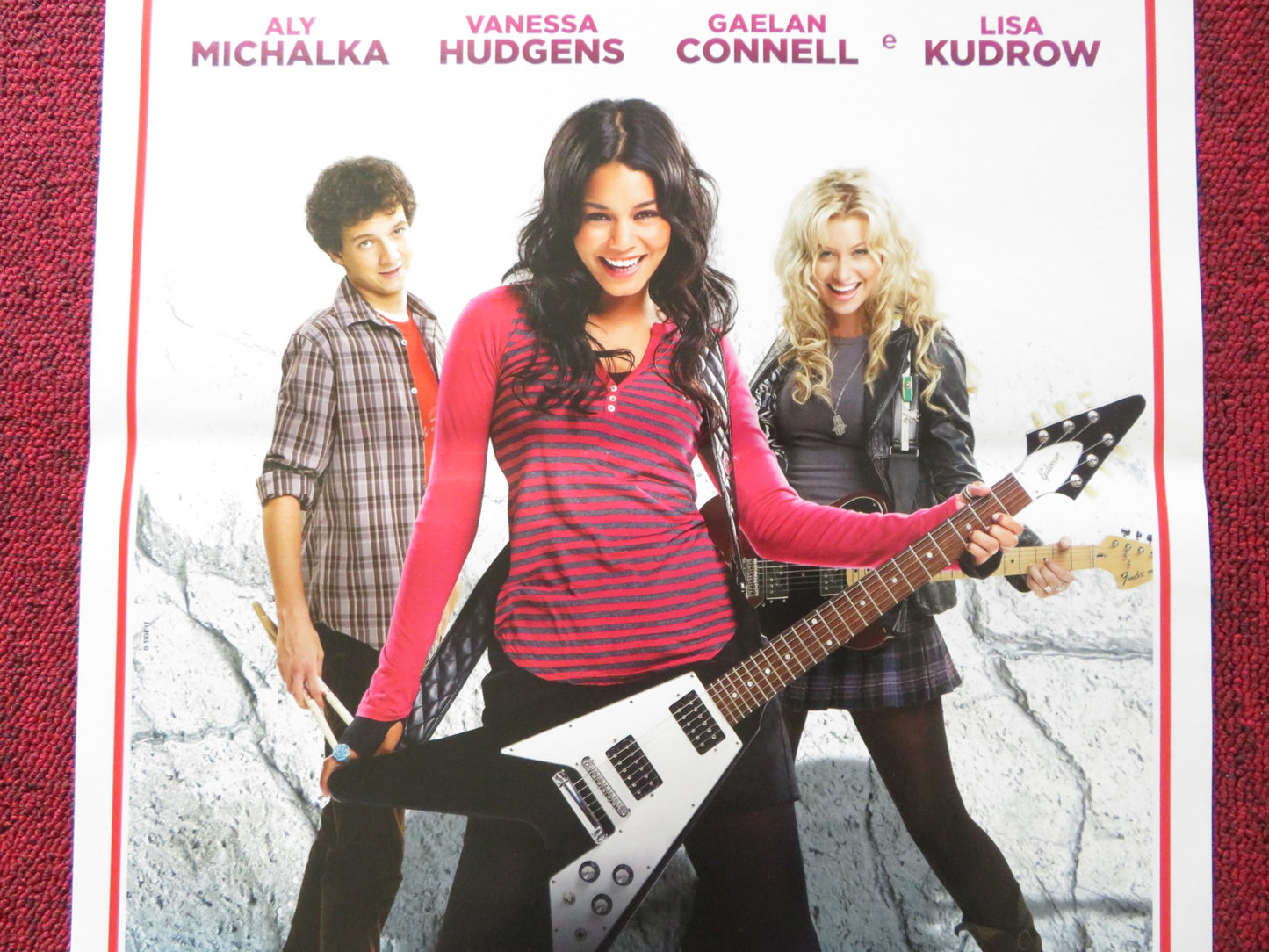 BANDSLAM HIGH SCHOOL BAND ITALIAN LOCANDINA POSTER VANESSA HUDGENS KUDROW 2009