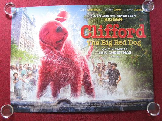 CLIFFORD THE BIG RED DOG - B UK QUAD ROLLED POSTER DARBY CAMP J. WHITEHALL 2021