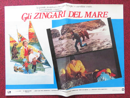 THE SEA GYPSIES - B ITALIAN FOTOBUSTA POSTER ROBERT LOGAN MIKKI JAMISON 1978