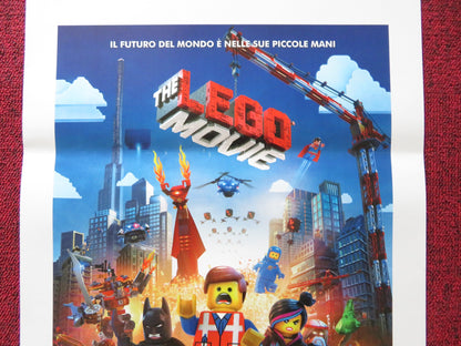 THE LEGO MOVIE ITALIAN LOCANDINA POSTER WILL ARNETT ELIZABETH BANKS 2014