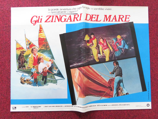 THE SEA GYPSIES - D ITALIAN FOTOBUSTA POSTER ROBERT LOGAN MIKKI JAMISON 1978