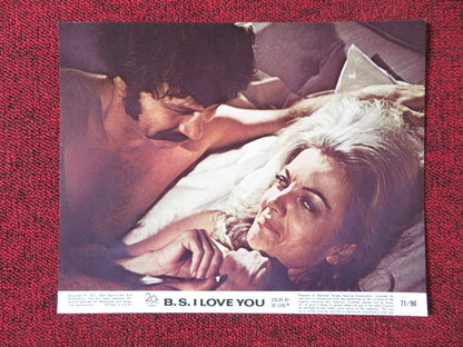 B. S. I LOVE YOU LOBBY CARD PETER KASTNER JOANNA CAMERON 1971