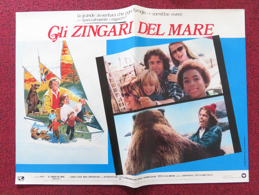 THE SEA GYPSIES - E ITALIAN FOTOBUSTA POSTER ROBERT LOGAN MIKKI JAMISON 1978