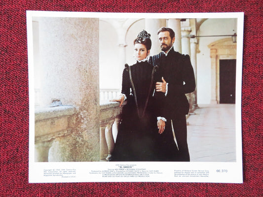 EL GRECO LOBBY CARD MEL FERRER ROSANNA SCHIAFFINO 1966