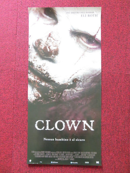 CLOWN ITALIAN LOCANDINA POSTER ANDY POWERS LAURA ALLEN 2014