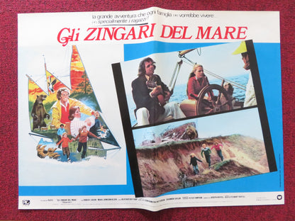 THE SEA GYPSIES - F ITALIAN FOTOBUSTA POSTER ROBERT LOGAN MIKKI JAMISON 1978