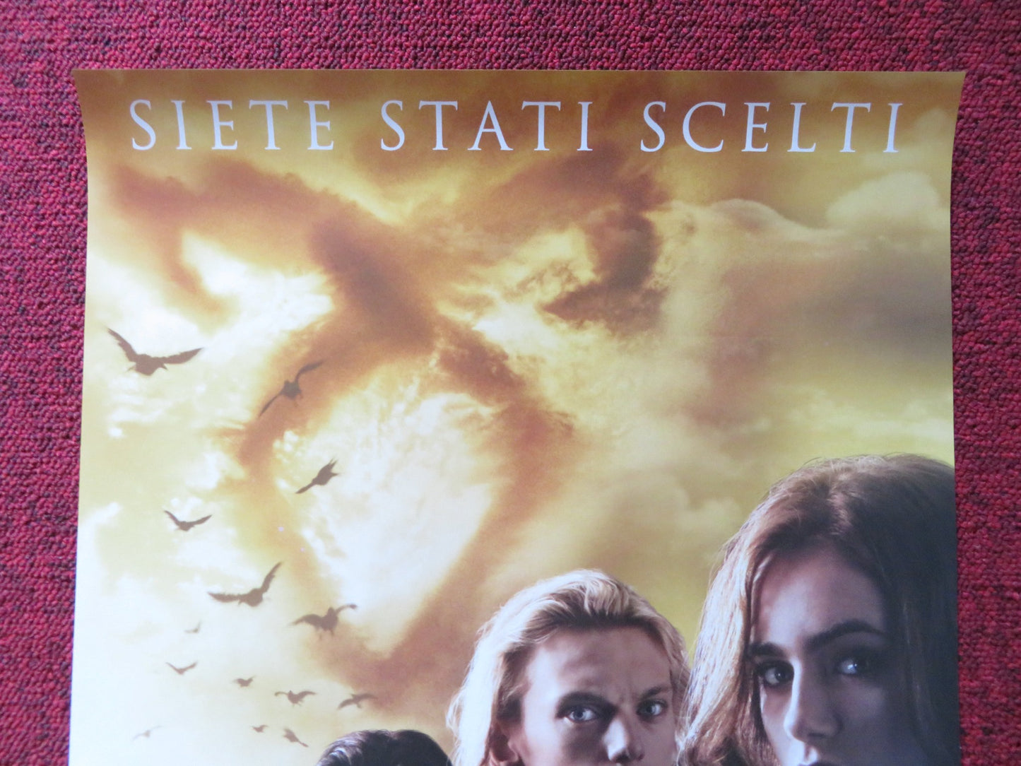 THE MORTAL INSTRUMENTS: CITY OF BONES ITALIAN LOCANDINA POSTER LILY COLLINS 2013