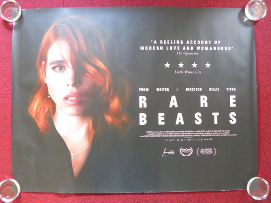 RARE BEASTS UK QUAD ROLLED POSTER BILLIE PIPER LEO BILL 2019