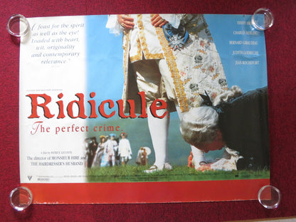 RIDICULE UK QUAD ROLLED POSTER CHARLES BERLING JEAN ROCHEFORT 1996