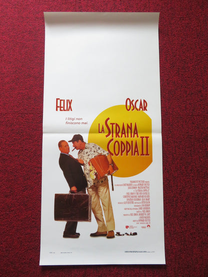 THE ODD COUPLE II ITALIAN LOCANDINA POSTER WALTER MATTHAU JACK LEMON 1998