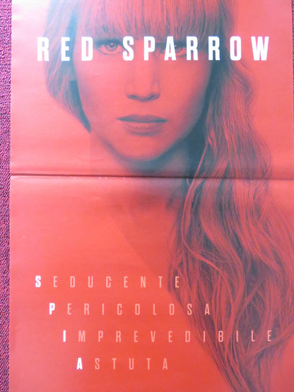 RED SPARROW ITALIAN LOCANDINA POSTER JENNIFER LAWRENCE JOEL EDGERTON 2018