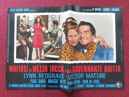 EVERY LITTLE CROOK AND NANNY - A ITALIAN FOTOBUSTA POSTER LYNN REDGRAVE 1972