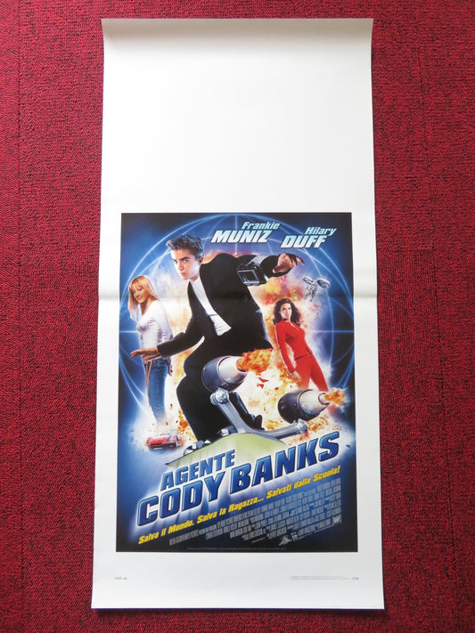 AGENT CODY BANKS ITALIAN LOCANDINA POSTER FRANKIE MUNIZ HILARY DUFF 2003