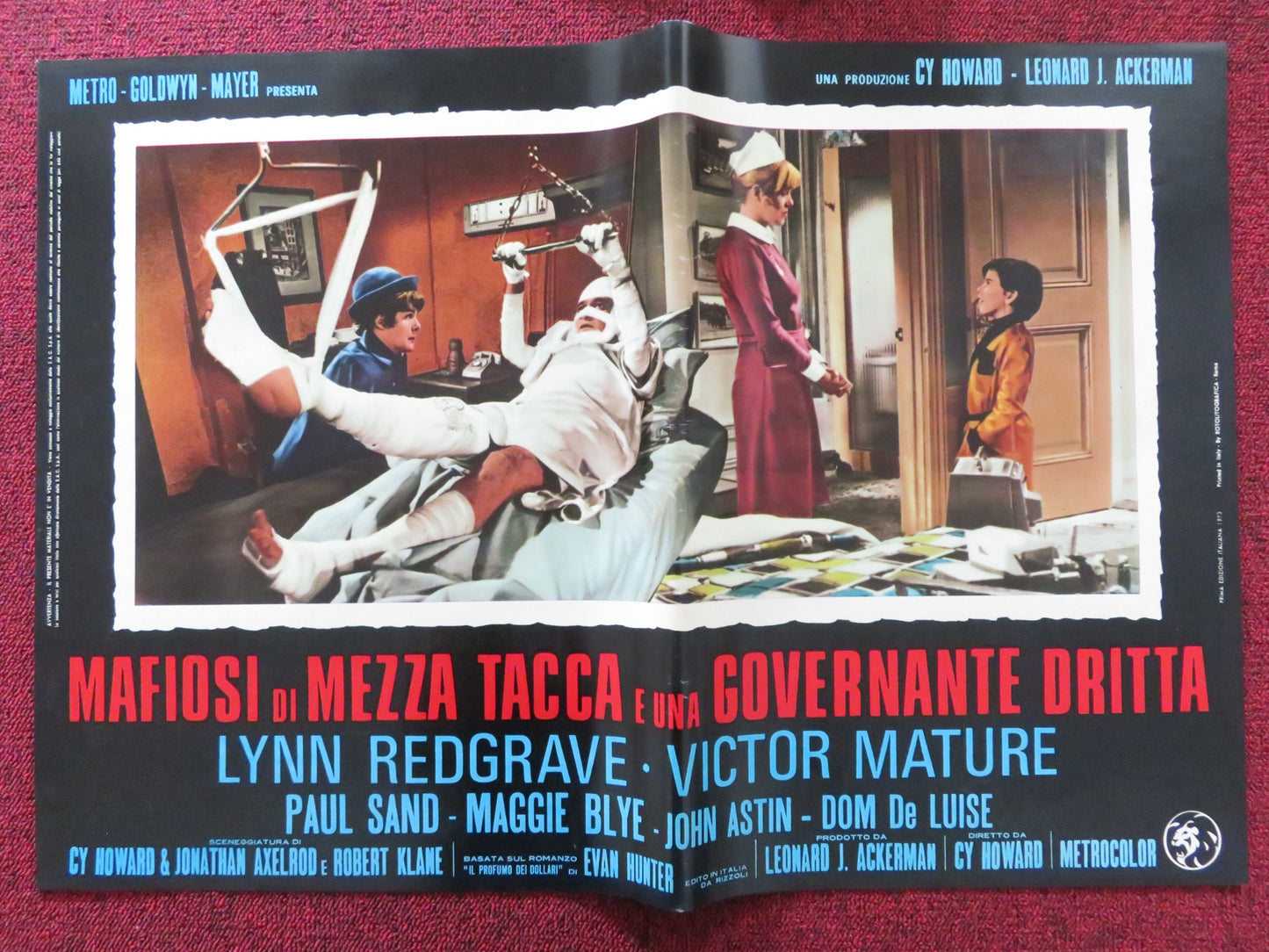 EVERY LITTLE CROOK AND NANNY - C ITALIAN FOTOBUSTA POSTER LYNN REDGRAVE 1972