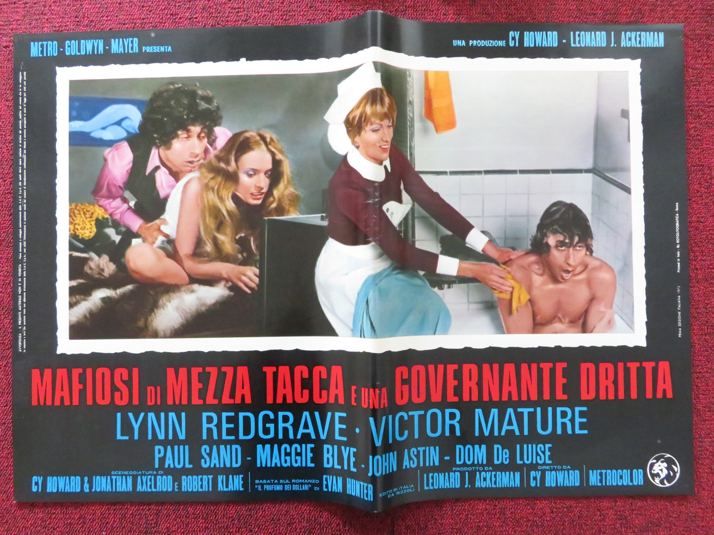 EVERY LITTLE CROOK AND NANNY - D ITALIAN FOTOBUSTA POSTER LYNN REDGRAVE 1972