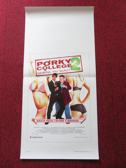 PORKY COLLEGE 2 SEMPRE PIU DURO - B ITALIAN LOCANDINA POSTER TOBIAS SCHENKE 2000