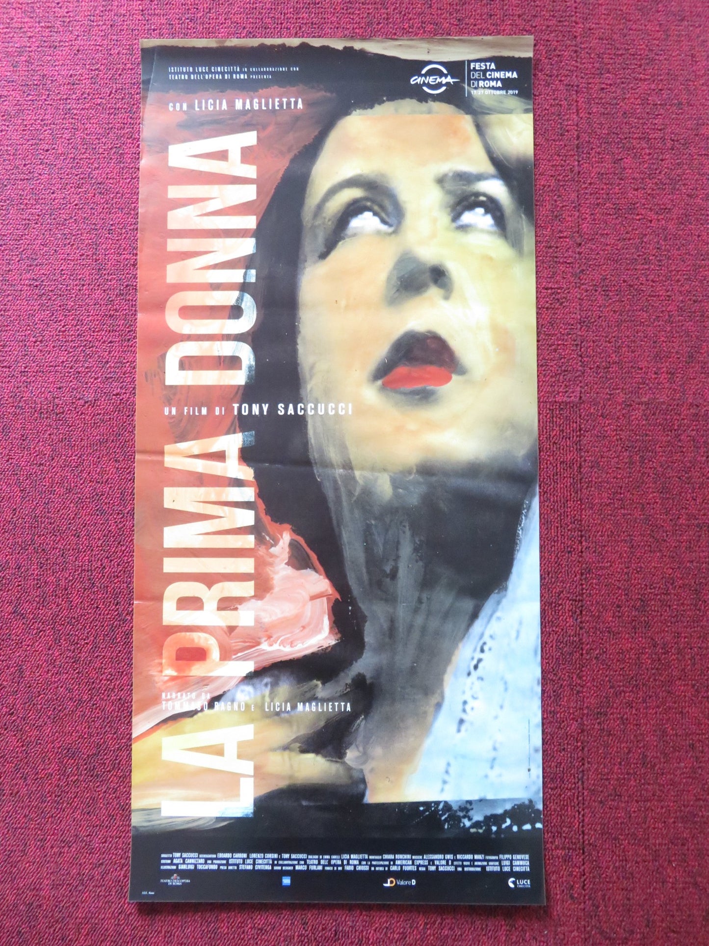 LA PRIMA DONNA ITALIAN LOCANDINA POSTER LICIA MAGLIETTA 2019