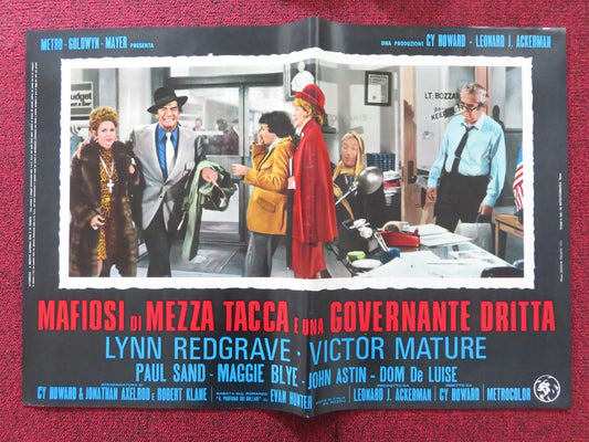 EVERY LITTLE CROOK AND NANNY - I ITALIAN FOTOBUSTA POSTER LYNN REDGRAVE 1972