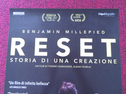 RESET ITALIAN LOCANDINA POSTER BENJAMIN MILLEPIED THIERRY DEMAIZIERE 2015