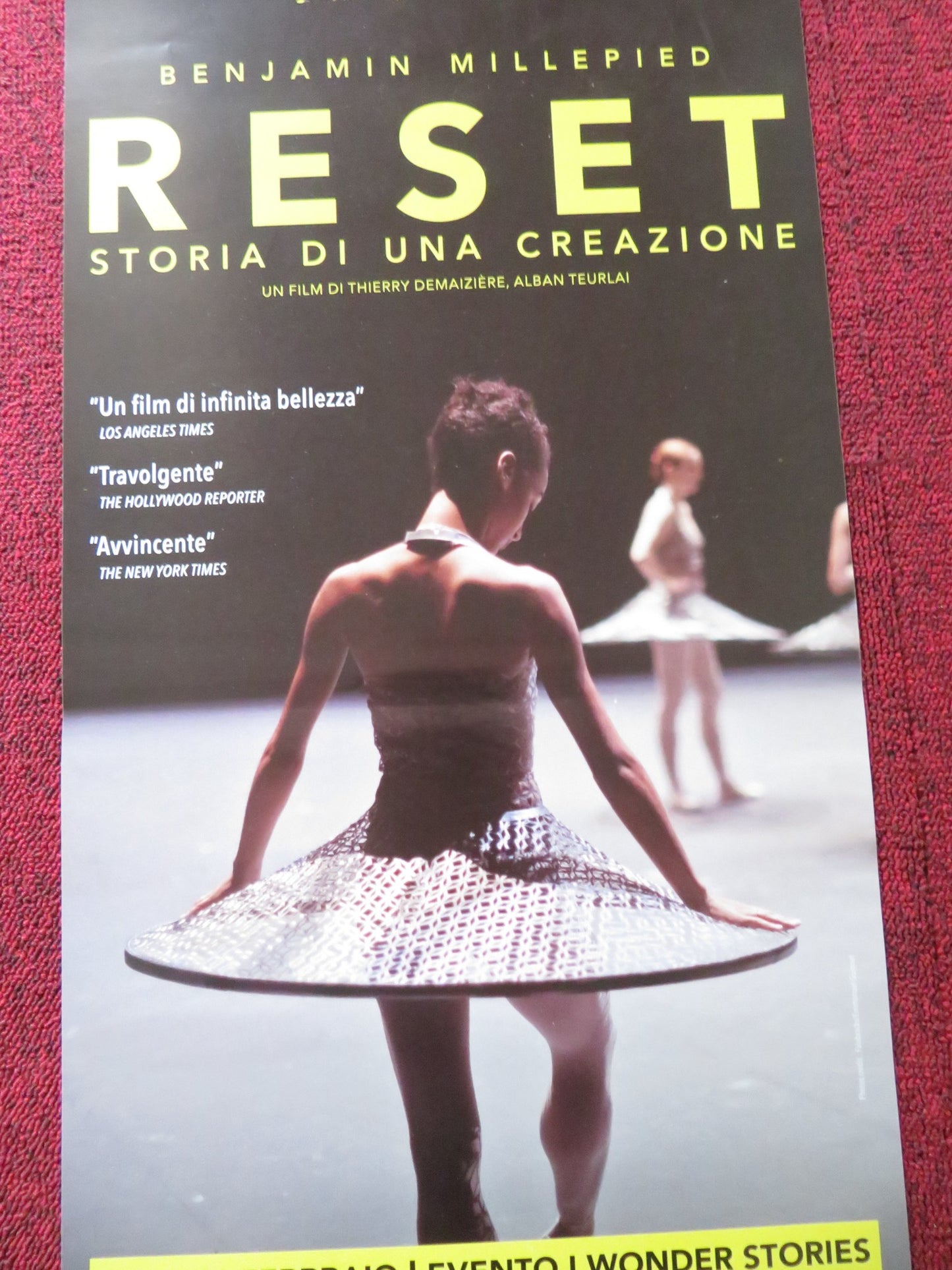 RESET ITALIAN LOCANDINA POSTER BENJAMIN MILLEPIED THIERRY DEMAIZIERE 2015