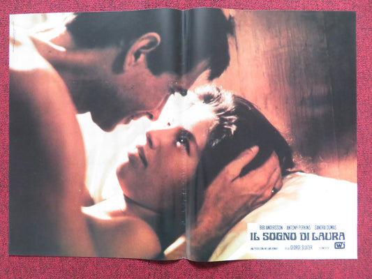 TWICE A WOMAN - F ITALIAN FOTOBUSTA POSTER BIBI ANDERSSON ANTHONY PERKINS 1979