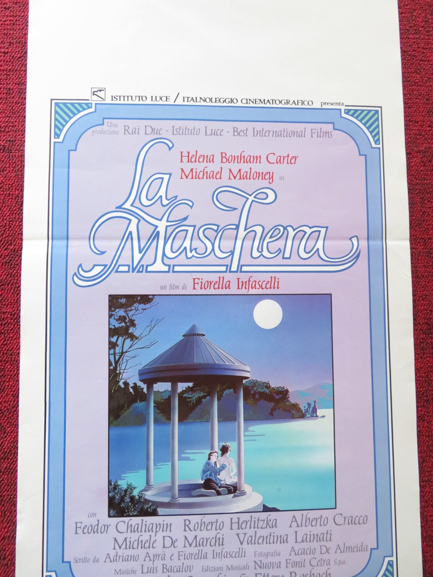 LA MASCHERA ITALIAN LOCANDINA POSTER HELENA BONHAM CARTER MICHAEL MALONEY 1988