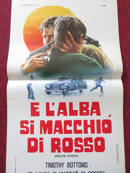 OPERATION DAYBREAK ITALIAN LOCANDINA POSTER TIMOTHY BOTTOMS MARTIN SHAW 1976