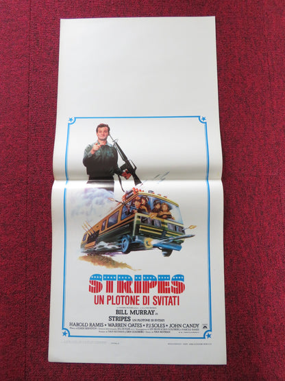 STRIPES ITALIAN LOCANDINA POSTER BILL MURRAY HAROLD RAMIS 1981