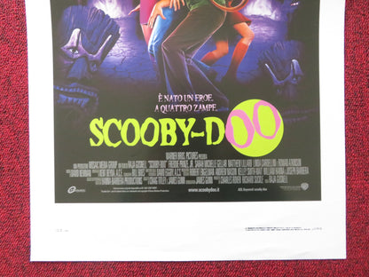 SCOOBY DOO ITALIAN LOCANDINA POSTER FREDDY PRINZE JR. SARAH MICHELLE GELLAR 2002