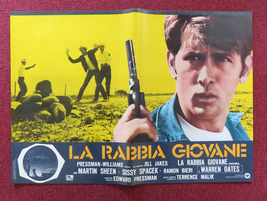 BADLANDS - B ITALIAN FOTOBUSTA POSTER MARTIN SHEEN SISSY SPACEK 1973