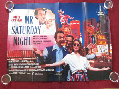 MR SATURDAY NIGHT UK QUAD ROLLED POSTER BILLY CRYSTAL HELEN HUNT 1992