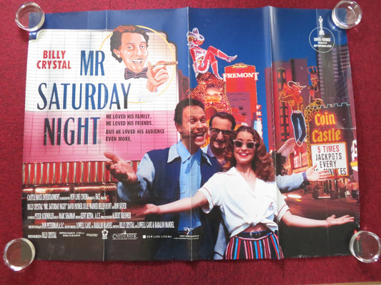 MR SATURDAY NIGHT UK QUAD ROLLED POSTER BILLY CRYSTAL HELEN HUNT 1992