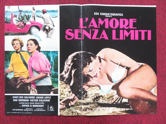 THE LIMIT OF LOVE - E ITALIAN FOTOBUSTA POSTER JUAN LUIS GALIARDO C. LOPEZ 1979