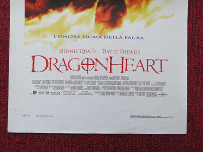 DRAGON HEART ITALIAN LOCANDINA POSTER DENNIS QUAID DAVID THEWLIS 1996