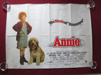 ANNIE UK QUAD ROLLED POSTER ALBERT FINNEY TIM CURRY 1982