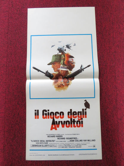 GAME FOR VULTURES ITALIAN LOCANDINA POSTER RICHARD HARRIS RICHARD ROUNDTREE 1979