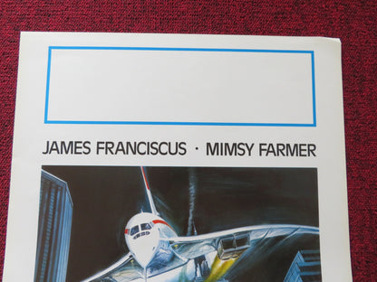 THE CONCORDE AFFAIR ITALIAN LOCANDINA POSTER JAMES FRANCISCUS MIMSY FARMER 1979