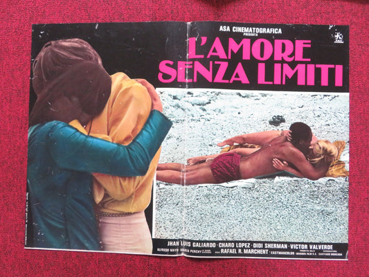 THE LIMIT OF LOVE - H ITALIAN FOTOBUSTA POSTER JUAN LUIS GALIARDO C. LOPEZ 1979