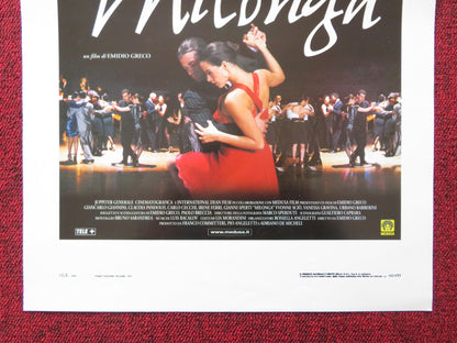 MILONGA ITALIAN LOCANDINA POSTER GIANCARLO GIANNINI CLAUDIA PANDOLFI 1999