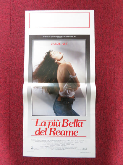 LA PUI BELLA DEL REAME ITALIAN LOCANDINA POSTER CAROL ALT JON FINCH 1989