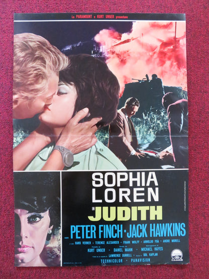 JUDITH - C ITALIAN FOTOBUSTA POSTER SOPHIA LOREN PETER FINCH 1966