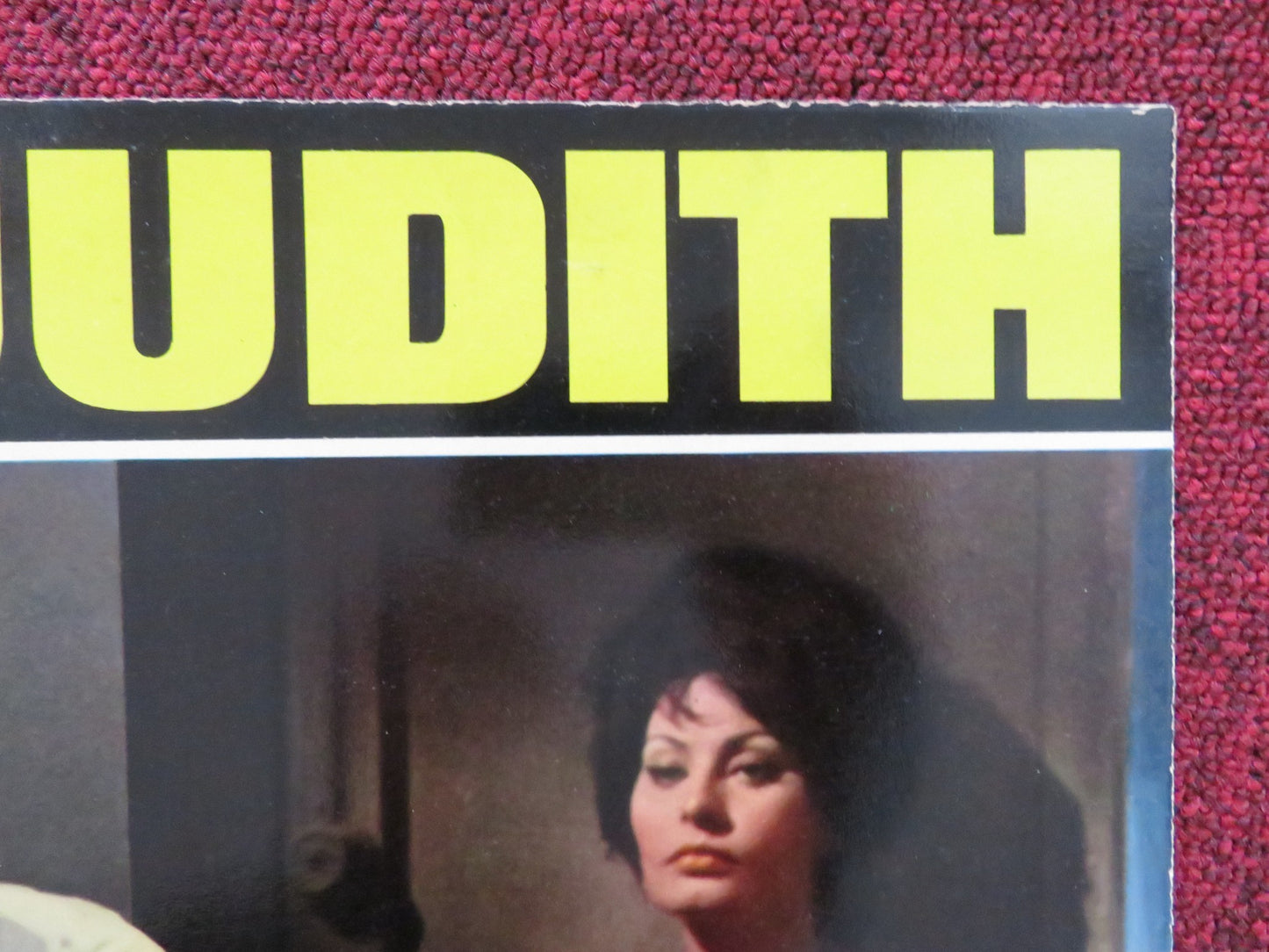 JUDITH - H ITALIAN FOTOBUSTA POSTER SOPHIA LOREN PETER FINCH 1966