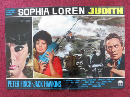 JUDITH - I ITALIAN FOTOBUSTA POSTER SOPHIA LOREN PETER FINCH 1966